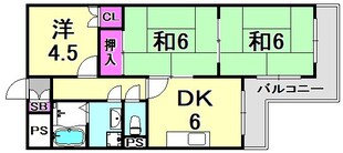 ハビタビリス富松の物件間取画像